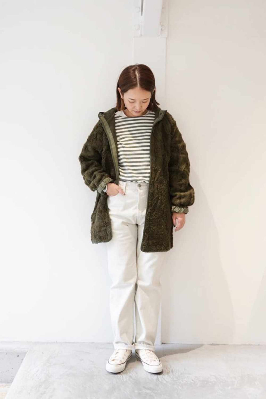 ordinary fits ankle denim white