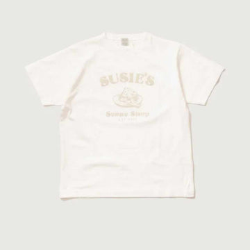 ordinary fits susies scone shop t-shirt off white