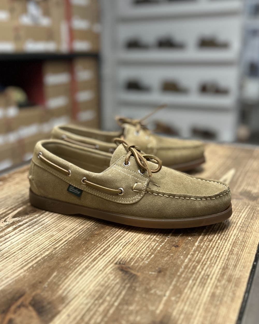 paraboot barth miel velour sand