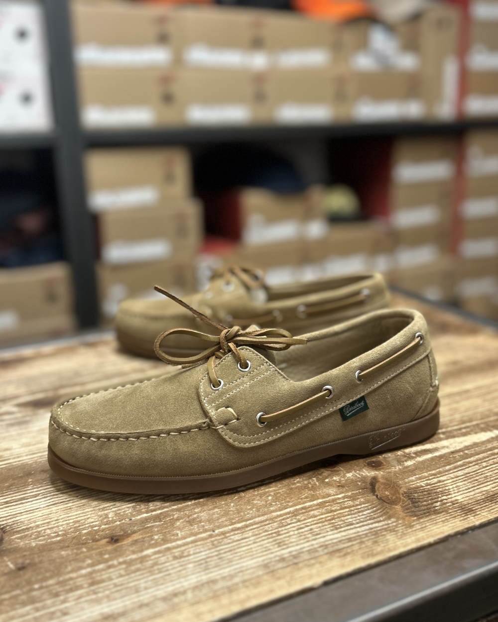 paraboot barth miel velour sand