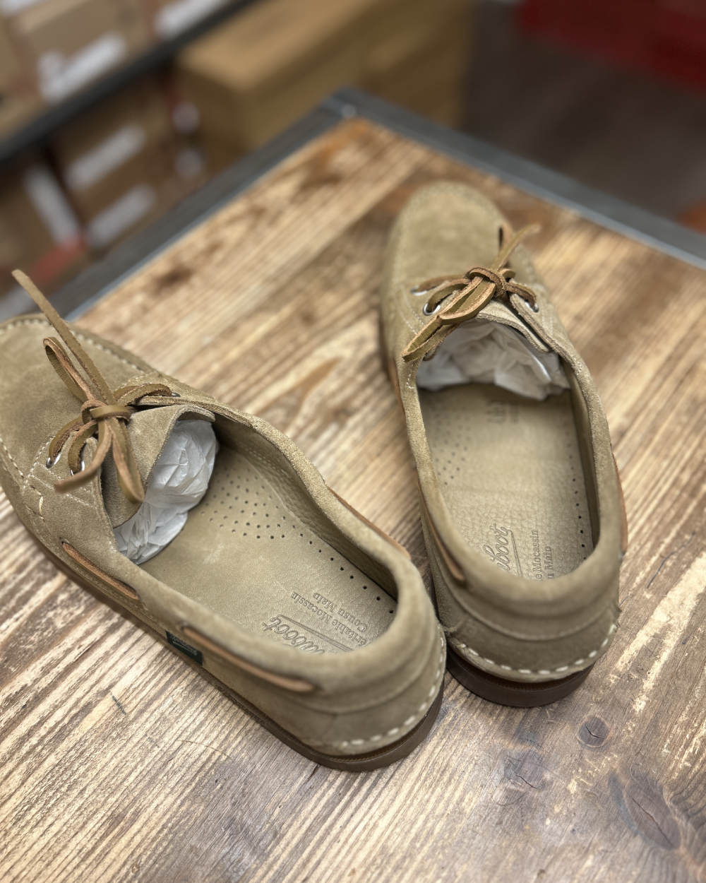 paraboot barth miel velour sand