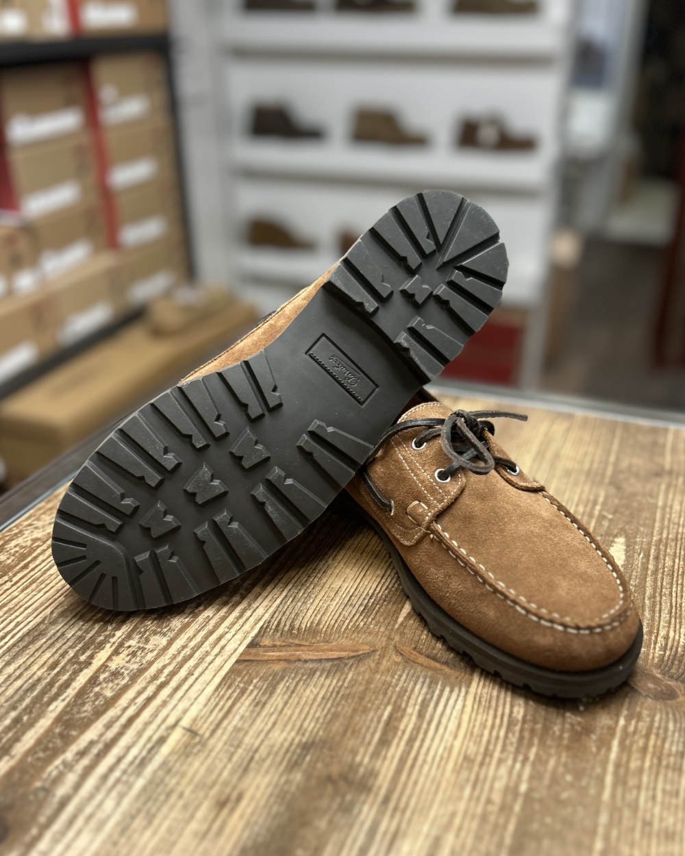 paraboot malo marron cognac
