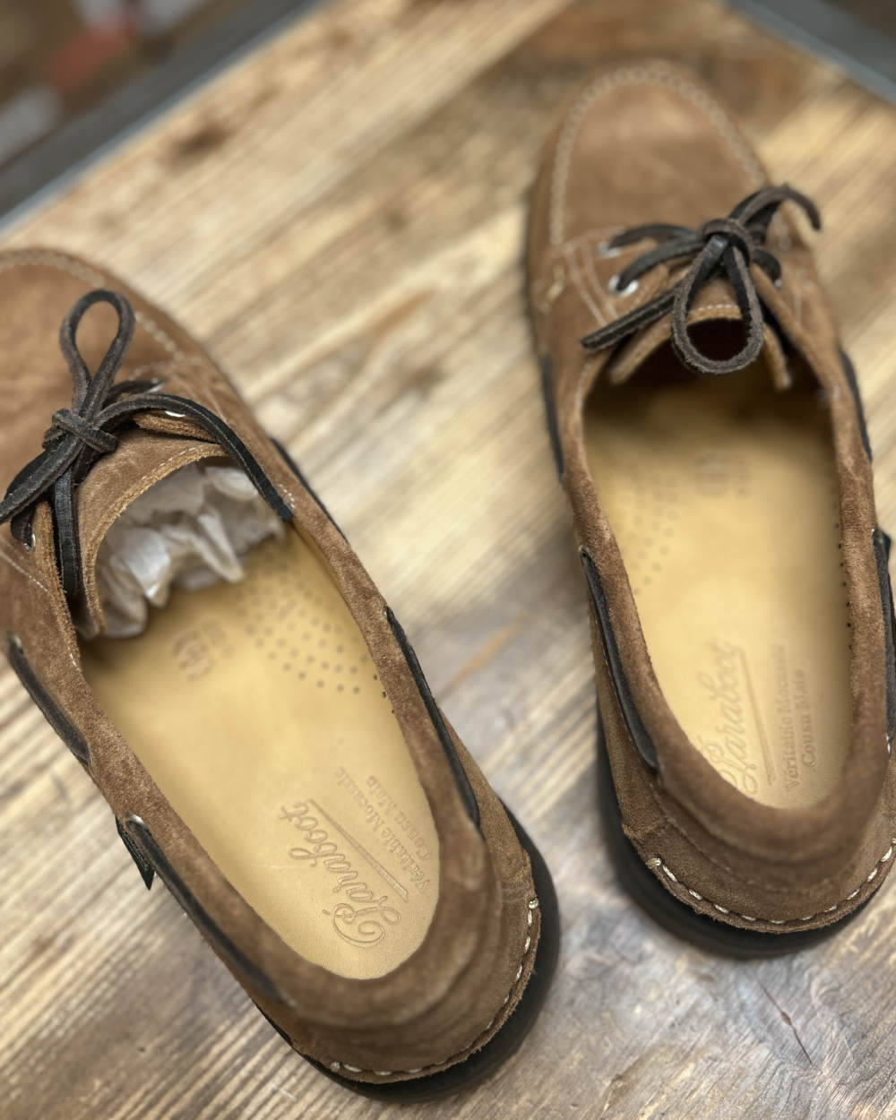 paraboot malo marron cognac