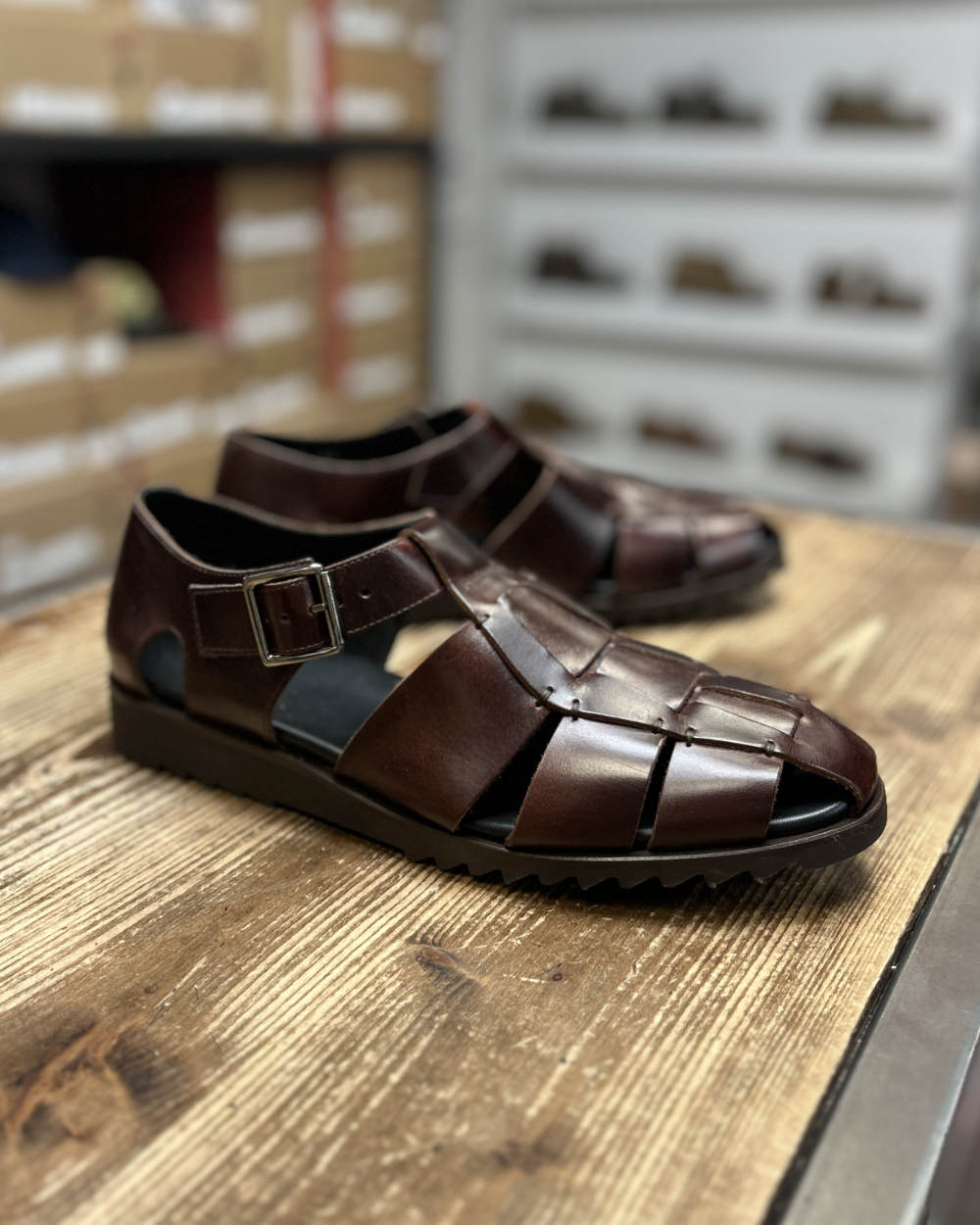 paraboot pacific sport marron lis america