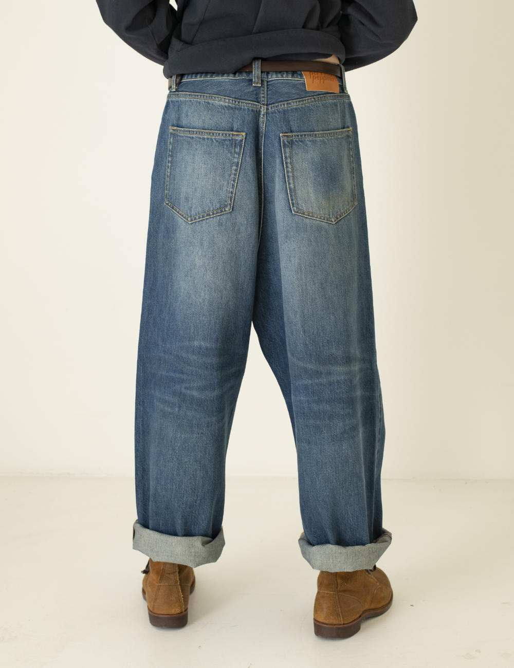 peppino peppino type 184 the ranch pant mid blue
