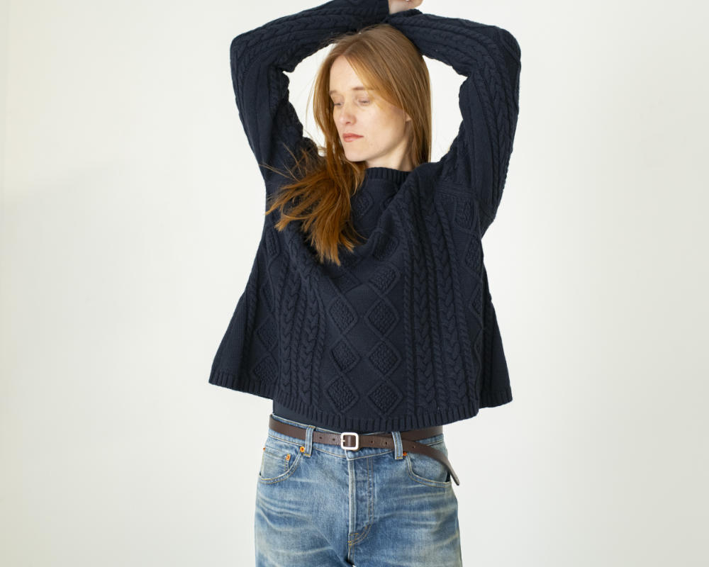 peppino peppino the bluff sweater winter blue