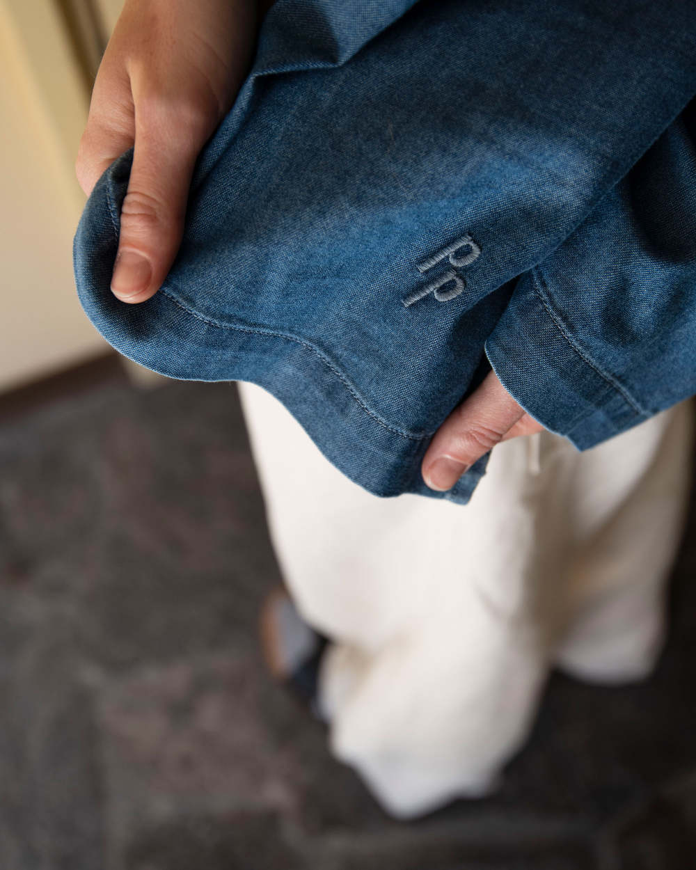 peppino peppino type 135 the deck shirt light blue