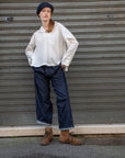 peppino peppino type 135 the deck shirt white (LAST SIZE XLARGE)