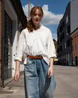 peppino peppino type 135 the deck shirt white (LAST SIZE XLARGE)