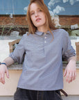 peppino peppino type 142 the oxford undergrad shirt black micro check