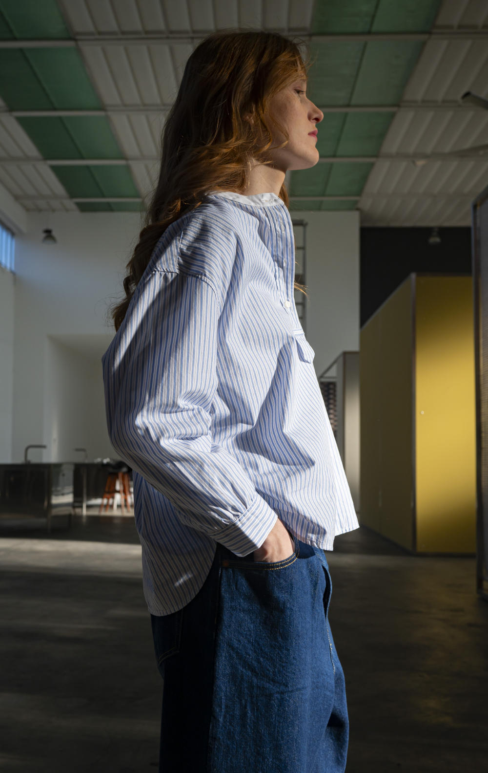 peppino peppino type 185 the native shirt navy stripe
