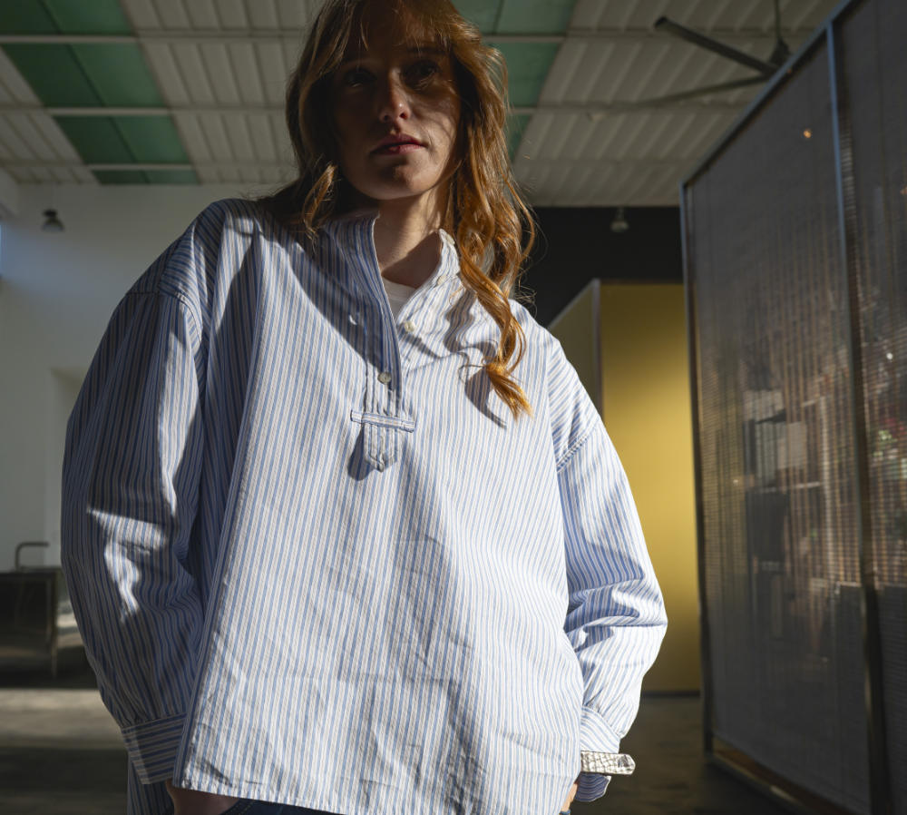 peppino peppino type 185 the native shirt navy stripe