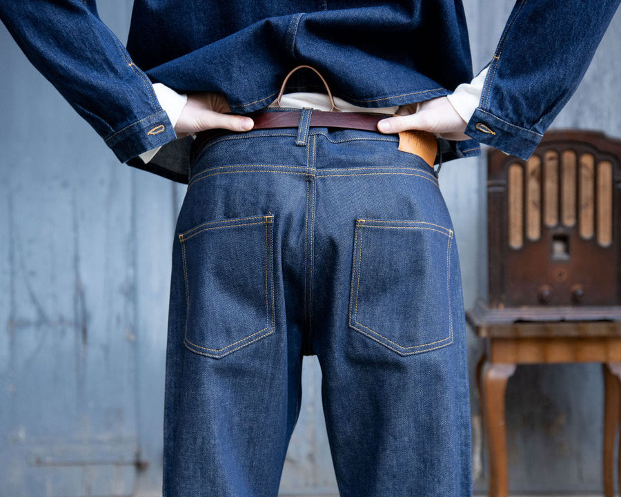 peppino peppino type 18 regular raw the selvedge denim five pockets
