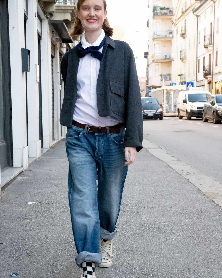 peppino peppino type 18 w the selvedge denim five pockets mid blue