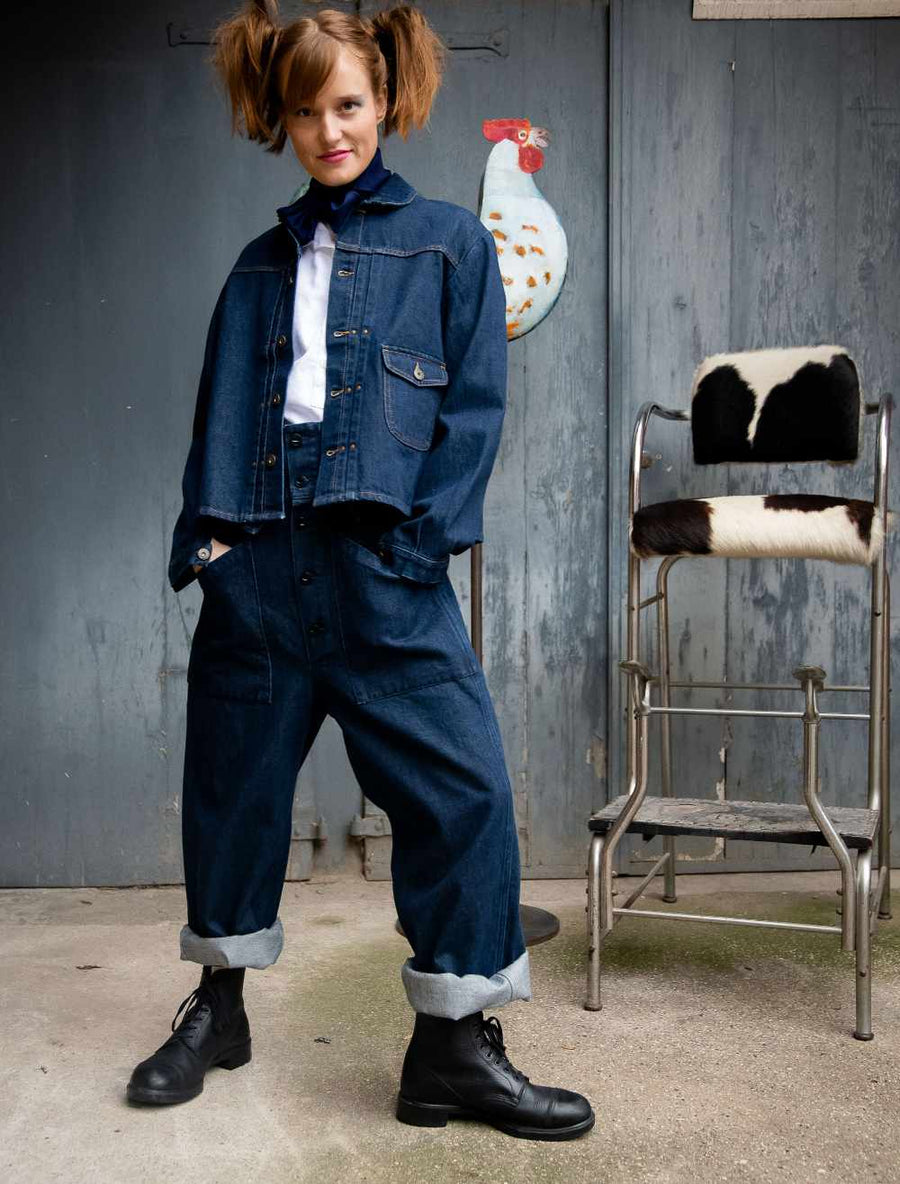 peppino peppino type 20 the denim sketch overall denim