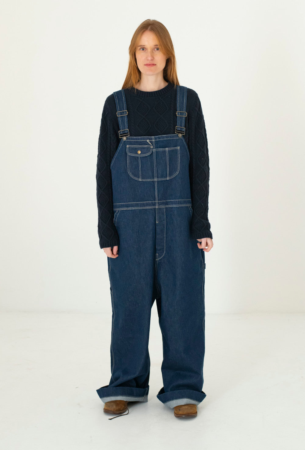 peppino peppino type 41 denim big fit the 50s workwear bib overall