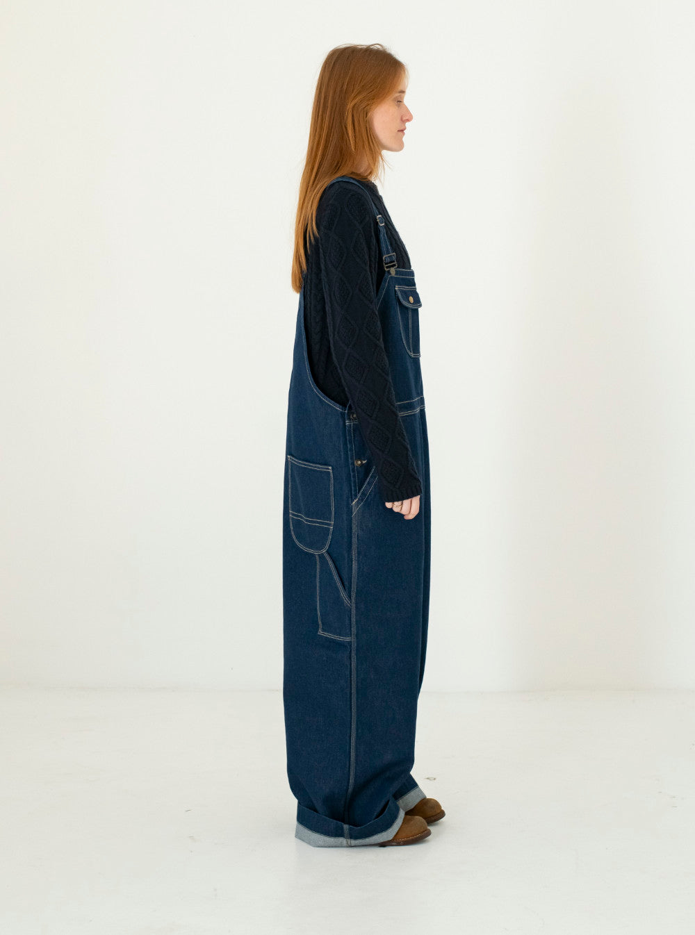 peppino peppino type 41 denim big fit the 50s workwear bib overall