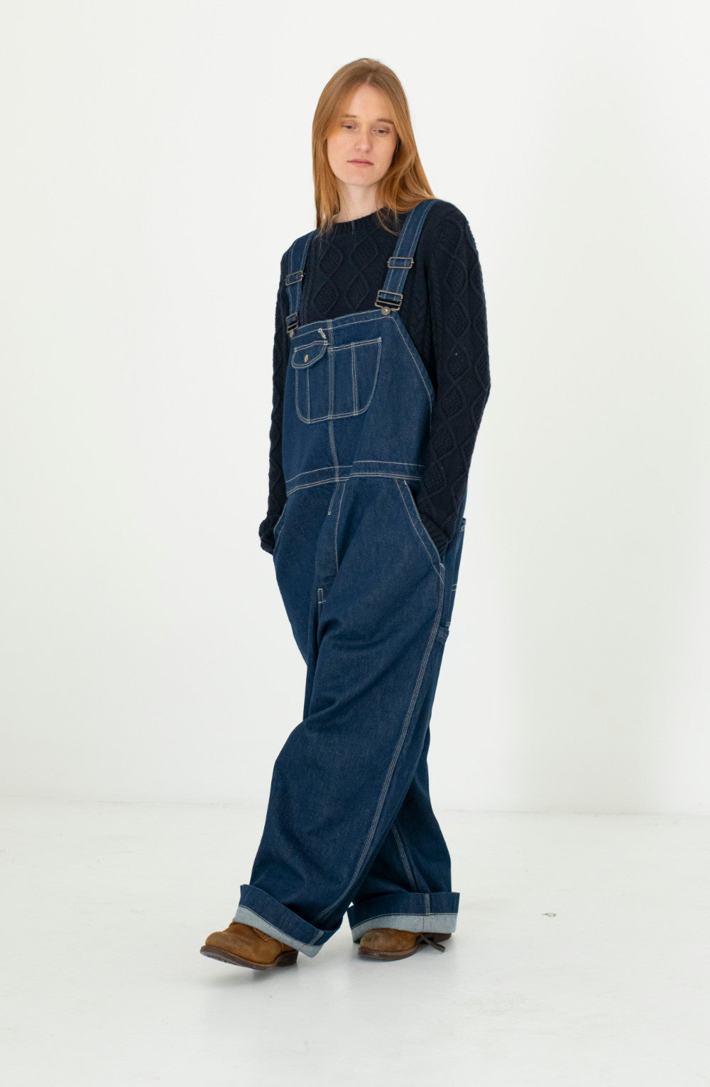 peppino peppino type 41 denim big fit the 50s workwear bib overall