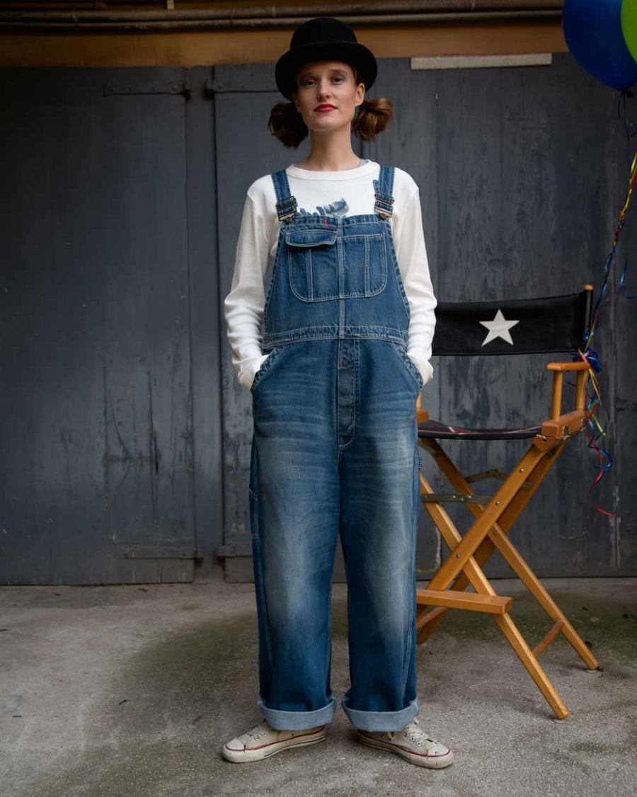 Denim workwear hotsell with bib