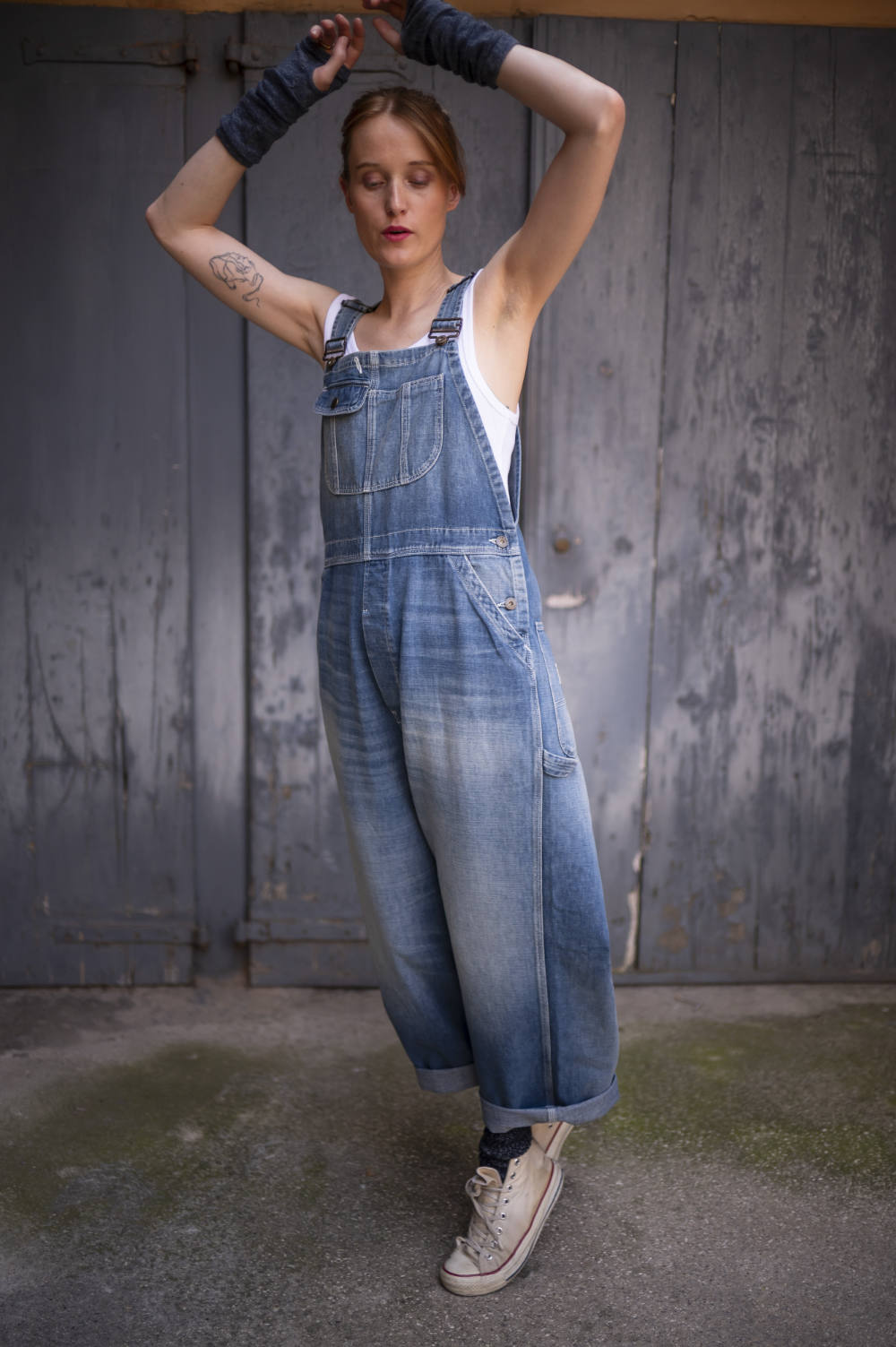 peppino peppino type 41 the 50s workwear bib overall light blue