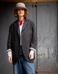 peppino peppino type 77 w the chevron hobo overcoat antracite
