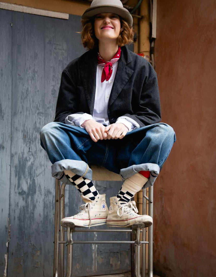 peppino peppino type 77 w the chevron hobo overcoat antracite