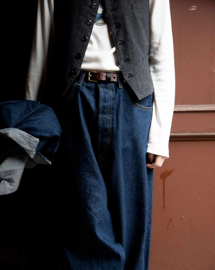 peppino peppino type 86 the selvedge rodeo clown jean rinse