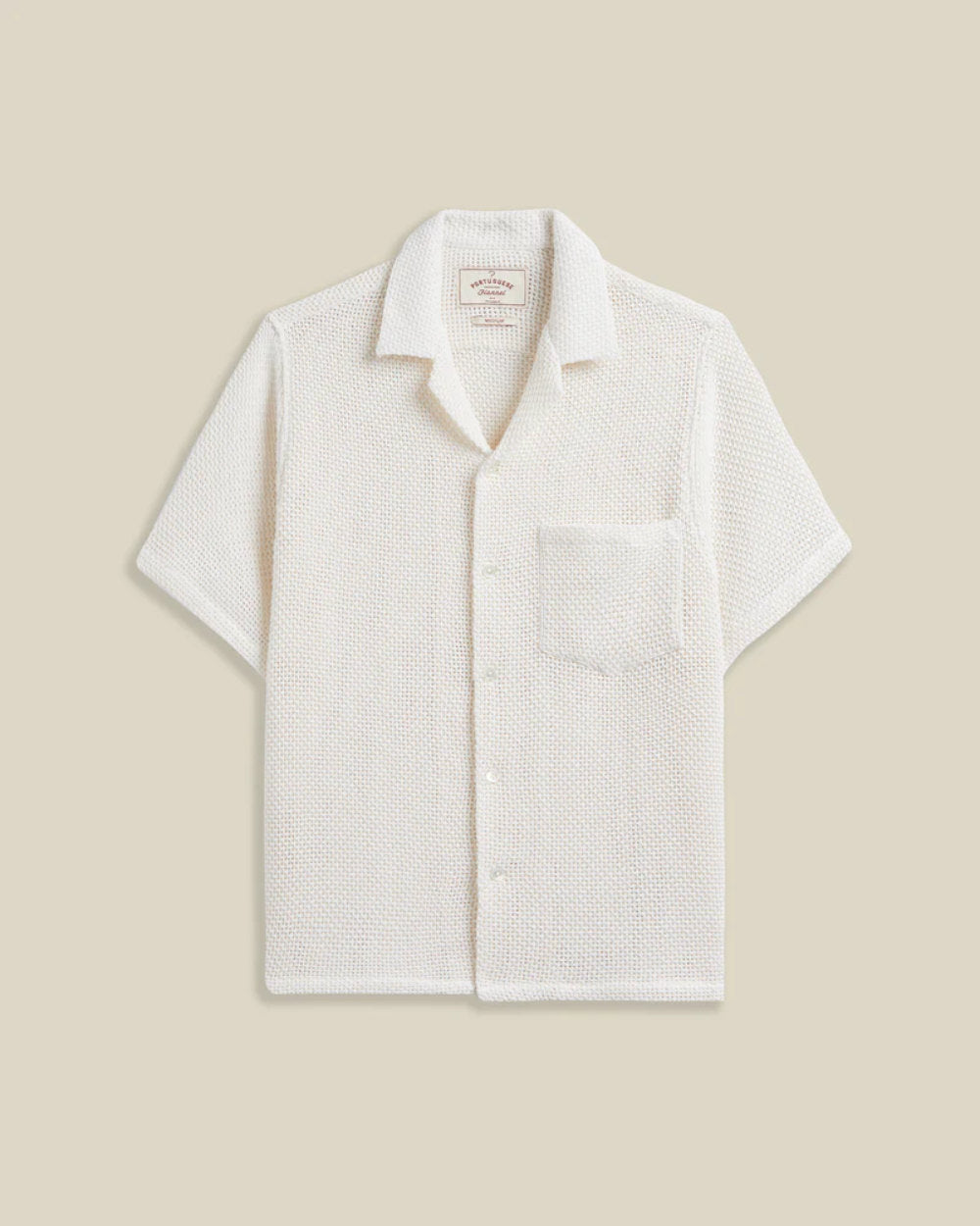 portuguese flannel agora short sleeve shirt white