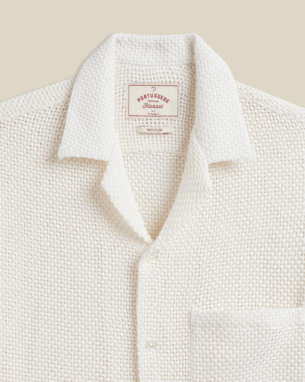 portuguese flannel agora short sleeve shirt white