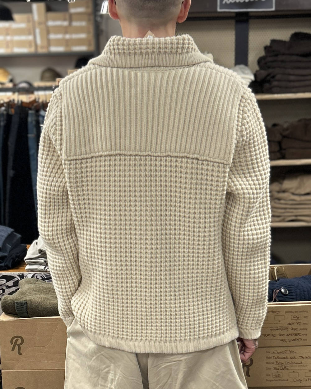 rakki philosophy man ordinary man wvb paul newman 1950 wool jacket avorio