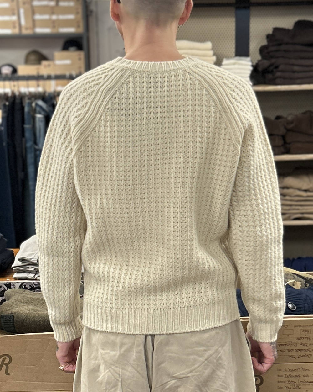 rakki style memories madly wvb alain delon 1962 v neck pullover avorio