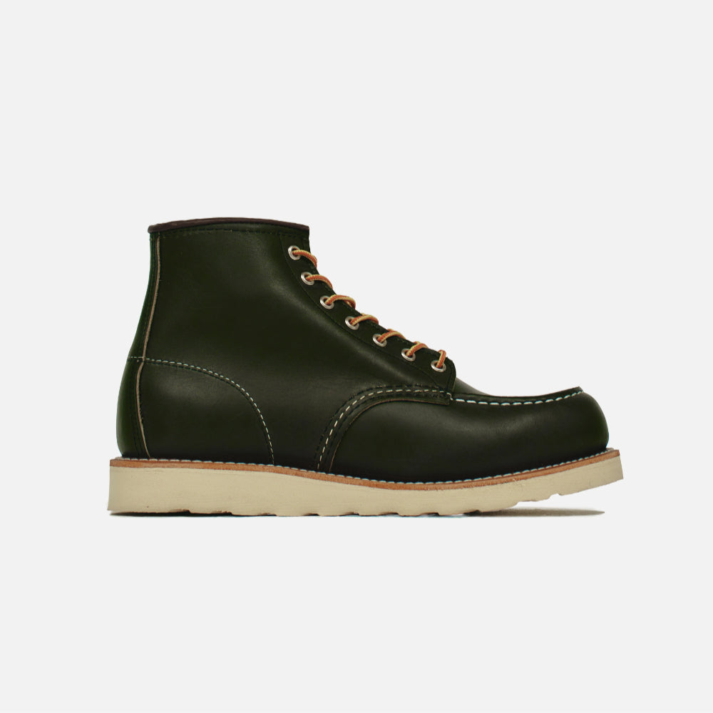 red wing heritage classic moc 8180 alpine green portage kangatan