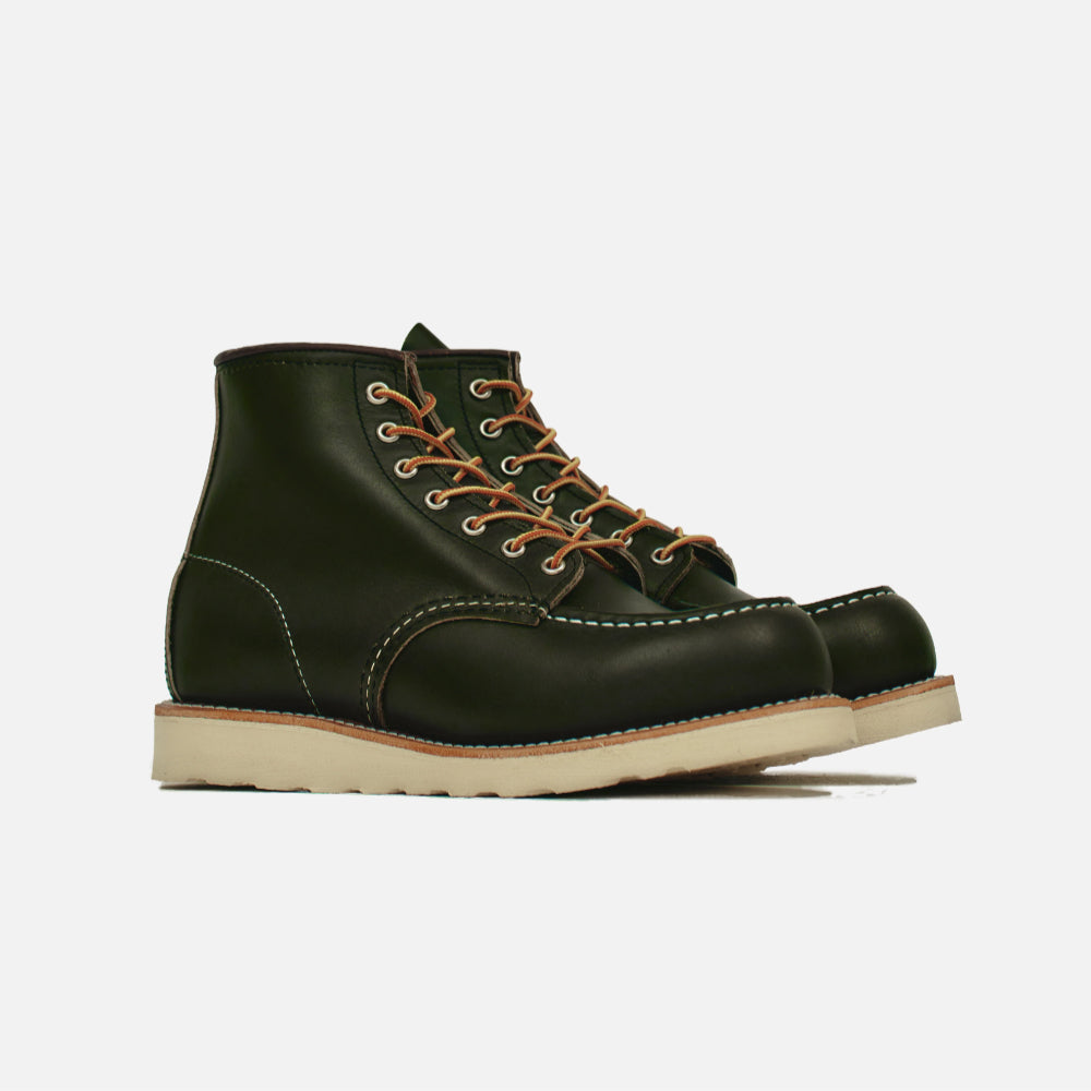 red wing heritage classic moc 8180 alpine green portage kangatan
