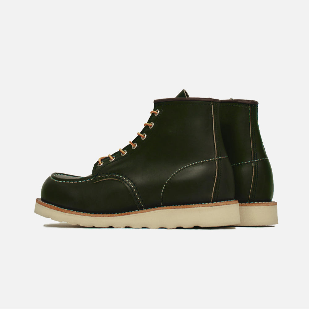 red wing heritage classic moc 8180 alpine green portage kangatan