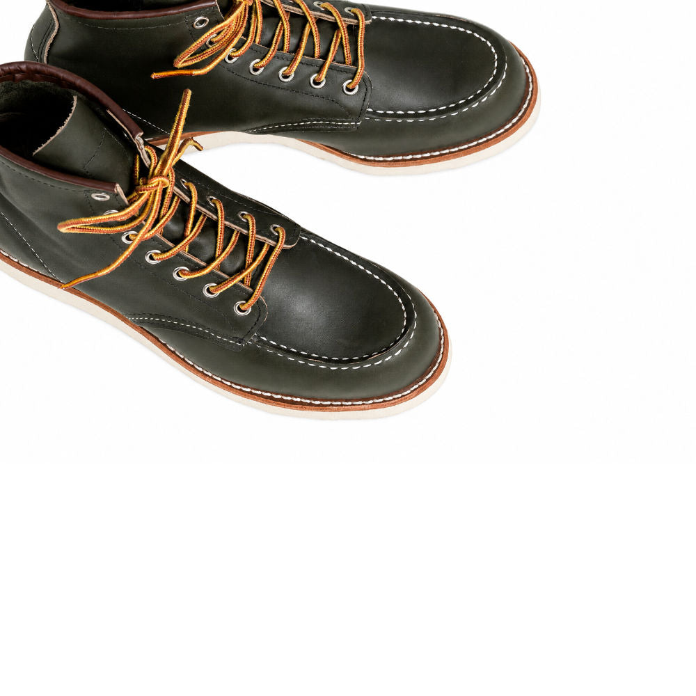 red wing heritage classic moc 8180 alpine green portage kangatan