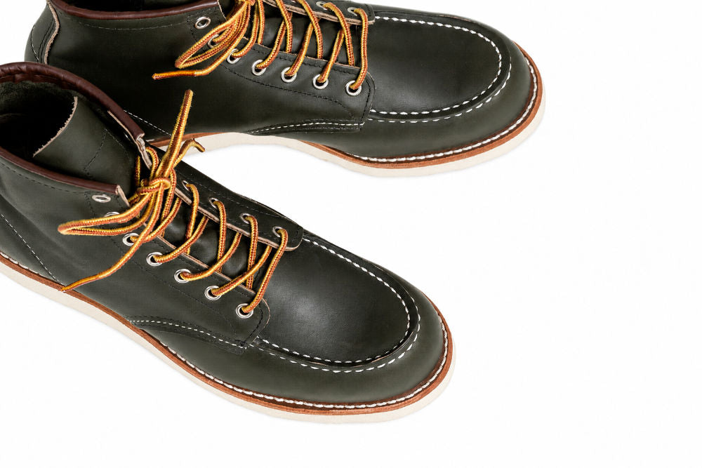 red wing heritage classic moc 8180 alpine green portage kangatan