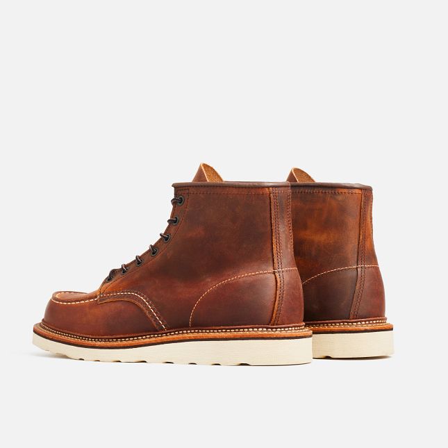 red wing heritage classic moc 1907 copper rough and tough