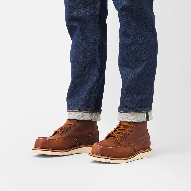 red wing heritage classic moc 1907 copper rough and tough