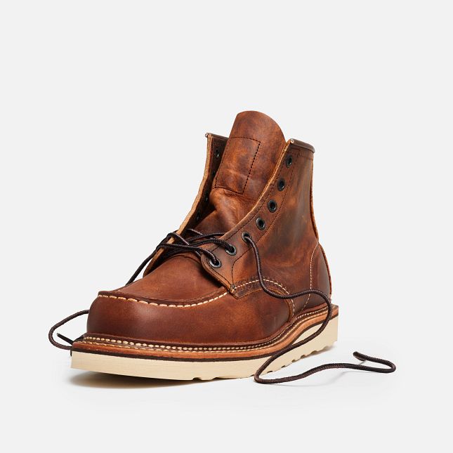 red wing heritage classic moc 1907 copper rough and tough