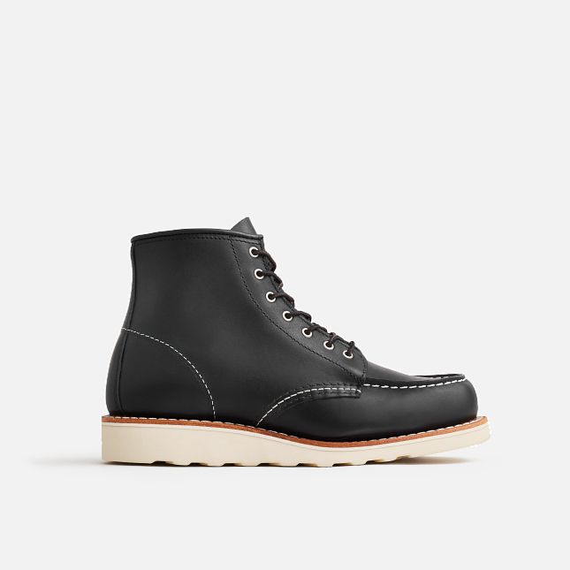 red wing heritage women's moc toe 3373 black boundary