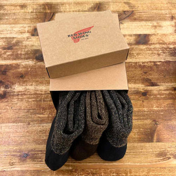 redwingheritage deep toe capped woll socks 3pack 97663