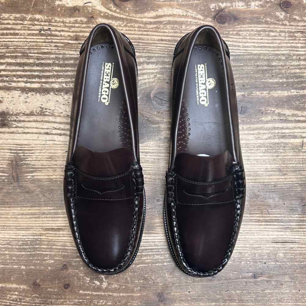 sebago classic dan brown burgundy