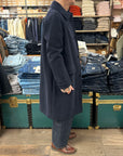 sebago beals coat dark blue