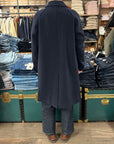 sebago beals coat dark blue