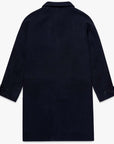 sebago beals coat dark blue