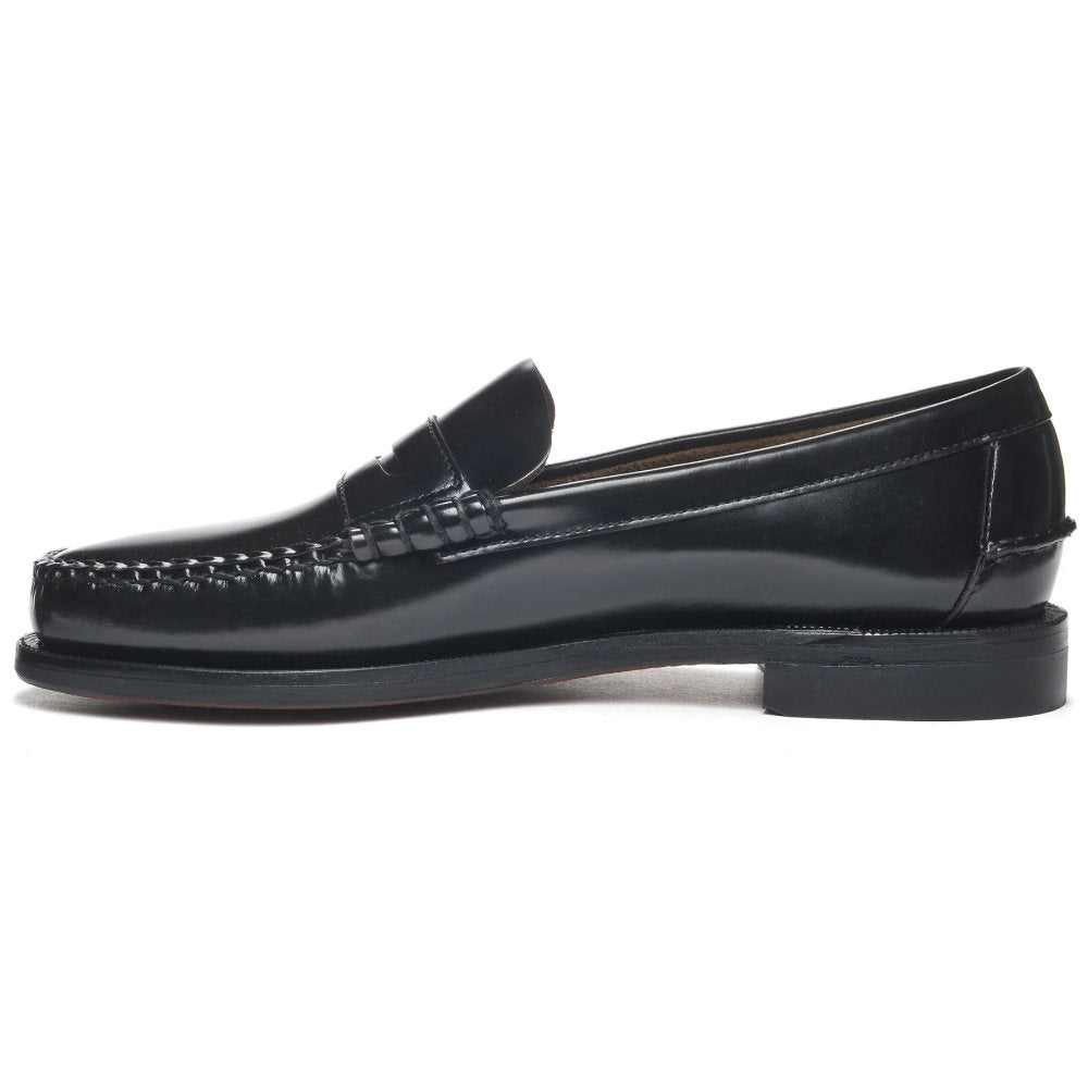 sebago classic dan woman loafers black