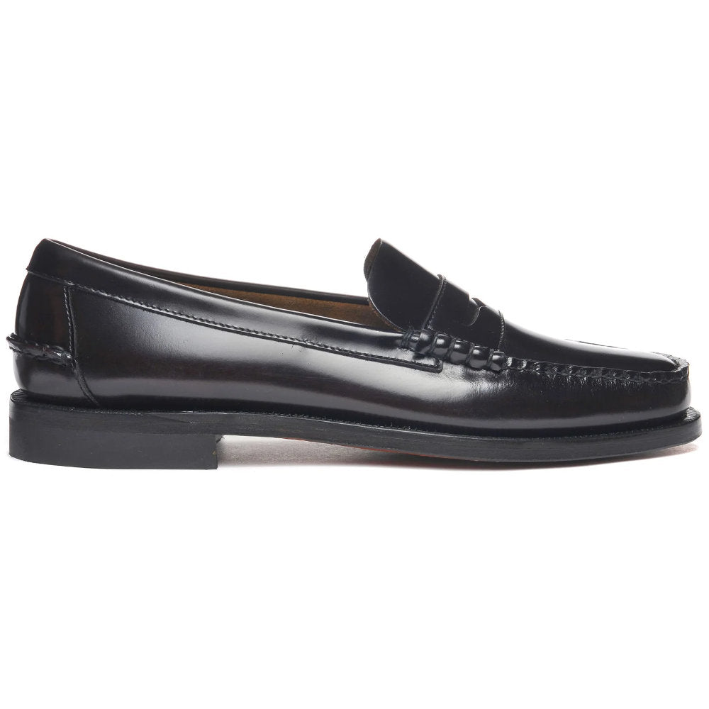 sebago classic dan woman loafers brown burgundy