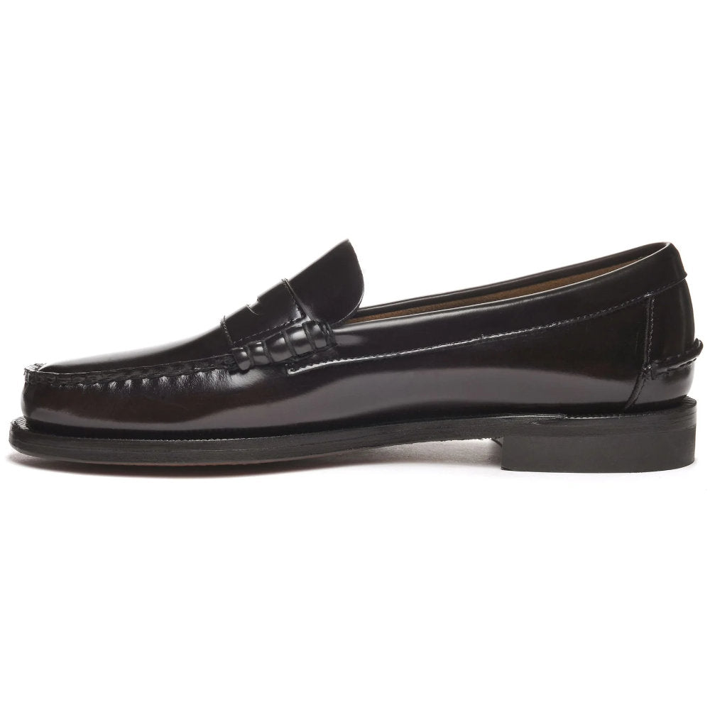 sebago classic dan woman loafers brown burgundy