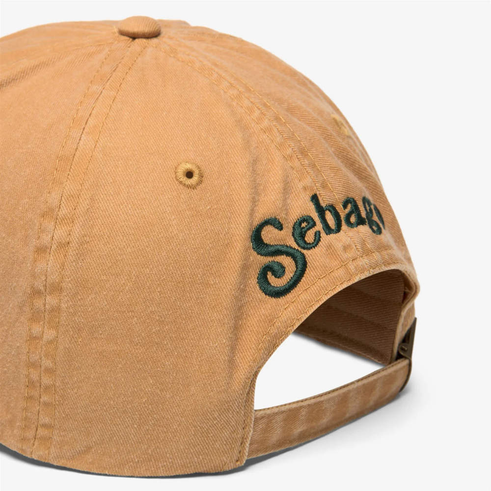 sebago connor bait cap yellow tan