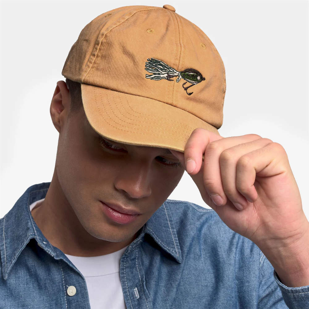 sebago connor bait cap yellow tan